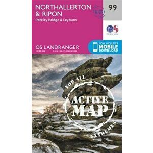 Northallerton & Ripon, Pateley Bridge & Leyburn. February 2016 ed, Sheet Map - Ordnance Survey imagine