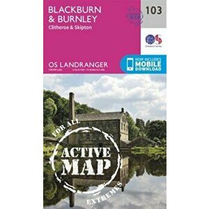 Blackburn & Burnley, Clitheroe & Skipton. February 2016 ed, Sheet Map - Ordnance Survey imagine