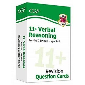 11+ CEM Revision Question Cards: Verbal Reasoning - Ages 9-10, Hardback - CGP Books imagine