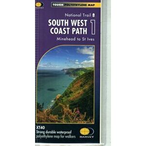 South West Coast Path 1 XT40. Minehead to St Ives, Sheet Map - *** imagine