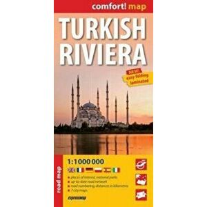 comfort! map Turkish Riviera. 2 Revised edition, Sheet Map - ExpressMap imagine