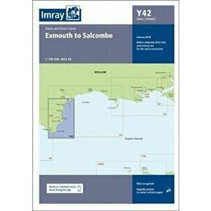 Imray Chart Y42. Y42 Exmouth to Salcombe (Small Format), Sheet Map - Imray imagine