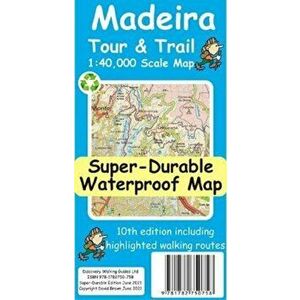 Madeira Tour and Trail Map, Sheet Map - David Brawn imagine