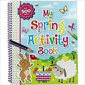 Spring Activity and Colouring Book, Spiral Bound - *** imagine