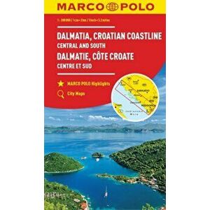 Croatia Dalmatian Coast Marco Polo Map, Sheet Map - Marco Polo imagine