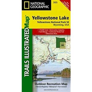 Yellowstone Se/yellowstone Lake. Trails Illustrated National Parks, 2019th ed., Sheet Map - National Geographic Maps imagine