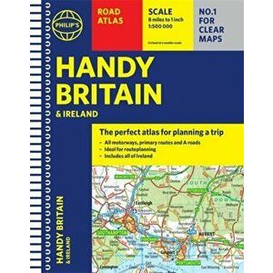 Philip's Handy Road Atlas Britain. (Spiral A5), Spiral Bound - Philip's Maps imagine