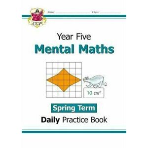 New KS2 Mental Maths Daily Practice Book: Year 5 - Spring Term, Paperback - CGP Books imagine