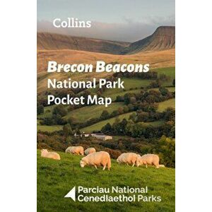 Brecon Beacons National Park Pocket Map. The Perfect Guide to Explore This Area of Outstanding Natural Beauty, Sheet Map - Collins Maps imagine