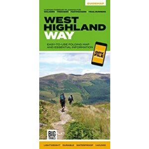 West Highland Way. Easy-to-use folding map and essential information, with custom itinerary planning for walkers, trekkers, fastpackers and trail runn imagine