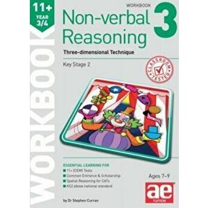 11+ Non-verbal Reasoning Year 3/4 Workbook 3. Three-dimensional Technique - Natalie Knowles imagine