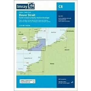 Imray Chart C8. Dover Strait North Foreland to Beachy Head and Boulogne, New ed, Sheet Map - Imray imagine