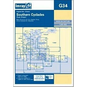 Imray Chart G34. Southern Cyclades, Sheet Map - Imray imagine
