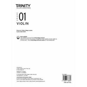 Trinity College London Violin Exam Pieces 2020-2023: Grade 1 (part only), Sheet Map - Trinity College London imagine