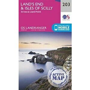 Land's End & Isles of Scilly. St Ives & Lizard Point, Sheet Map - *** imagine