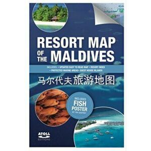 Resort Map of the Maldives. 2 ed, Sheet Map - Tim Godfrey imagine