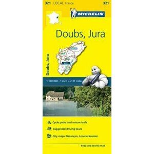 Doubs, Jura - Michelin Local Map 321. Map, 15 ed, Sheet Map - *** imagine