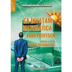 Sa invatam matematica fara profesor. Clasa a X-a. Profil informatica - Gheorghe Adalbert Schneider imagine