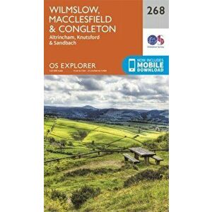 Wilmslow, Macclesfield and Congleton. September 2015 ed, Sheet Map - Ordnance Survey imagine