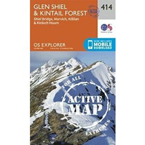 Glen Shiel and Kintail Forest. September 2015 ed, Sheet Map - Ordnance Survey imagine
