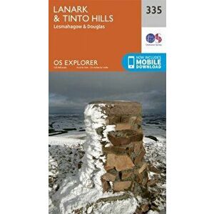 Lanark and Tinto Hills. September 2015 ed, Sheet Map - Ordnance Survey imagine