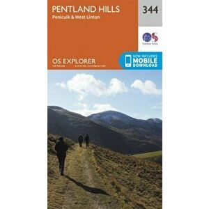 Pentland Hills. September 2015 ed, Sheet Map - Ordnance Survey imagine