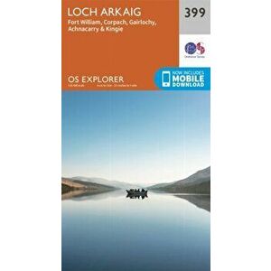Loch Arkaig - Fort William and Corpach. September 2015 ed, Sheet Map - Ordnance Survey imagine