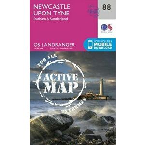 Newcastle Upon Tyne, Durham & Sunderland. February 2016 ed, Sheet Map - Ordnance Survey imagine