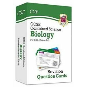 9-1 GCSE Combined Science: Biology AQA Revision Question Cards, Hardback - CGP Books imagine