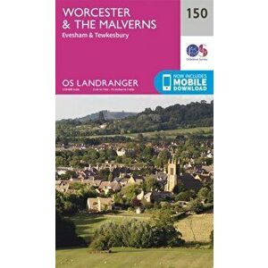 Worcester & the Malverns, Evesham & Tewkesbury. February 2016 ed, Sheet Map - Ordnance Survey imagine