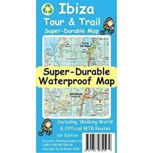 Ibiza Tour and Trail Map, Sheet Map - David Brawn imagine