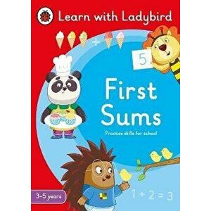 First Sums: A Learn with Ladybird Activity Book 3-5 years. Ideal for home learning (EYFS), Paperback - Ladybird imagine