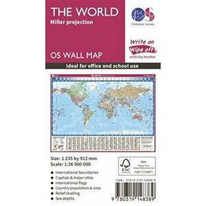 The World Miller Projection. February 2016 ed, Sheet Map - Ordnance Survey imagine