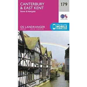 Canterbury & East Kent, Dover & Margate. February 2016 ed, Sheet Map - Ordnance Survey imagine