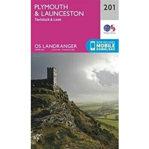 Plymouth & Launceston, Tavistock & Looe. February 2016 ed, Sheet Map - Ordnance Survey imagine
