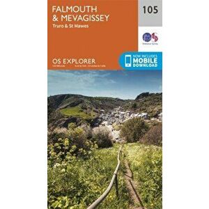 Falmouth and Mevagissey, Truro and St Mawes. September 2015 ed, Sheet Map - Ordnance Survey imagine