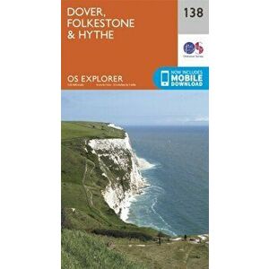 Dover, Folkstone and Hythe. September 2015 ed, Sheet Map - Ordnance Survey imagine