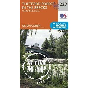 Thetford Forest in the Brecks. September 2015 ed, Sheet Map - Ordnance Survey imagine