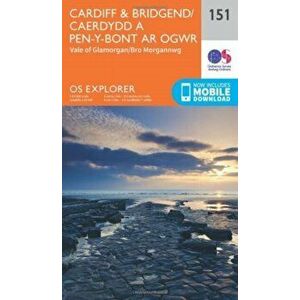 Cardiff and Bridgend/Caerdydd a Phen-y-Bont Ar Ogwr. September 2015 ed, Sheet Map - Ordnance Survey imagine