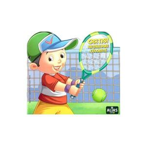Tenis. Abtibilduri colorate + Jucarie imagine