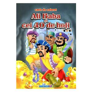 Ali Baba si cei 40 de hoti - Carte de colorat imagine