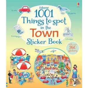1001 Things to Spot in the Town Sticker Book imagine
