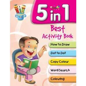 5 in 1 Best Activity Book imagine