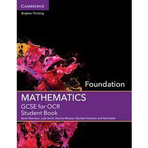 GCSE Mathematics for OCR Foundation Student Book imagine