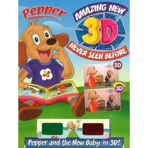 Pepper Amazing New 3D Never Seen Before Pepper paper & the New Baby -- in 3D imagine