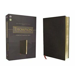 Nasb, Thompson Chain-Reference Bible, Bonded Leather, Black, Red Letter, 1977 Text, Bonded Leather - Frank Charles Thompson imagine