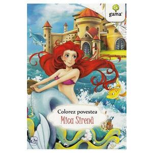 Mica Sirena. Colorez povestea imagine