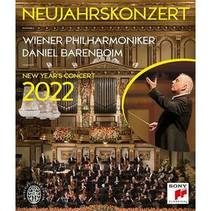 Neujahrskonzert 2022 (New Year's Concert) - Blu-Ray | Wiener Philharmoniker, Daniel Barenboim, Johann Struass, Josef Strauss, Joseph Hellmesberger imagine
