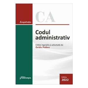 Codul administrativ. Act. 1 februarie 2022 imagine