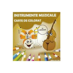 Instrumente muzicale. Carte de colorat - Adina Grigore imagine